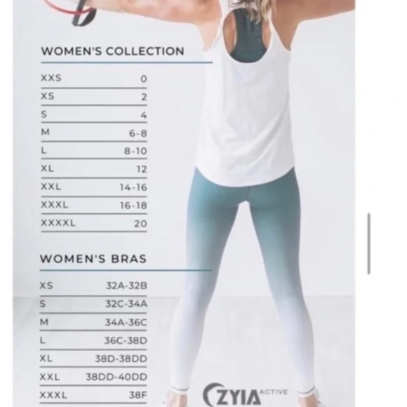 ZYIA Stay Gold Light & Tight Speckled 7/8 Leggings - Picture 13 of 13